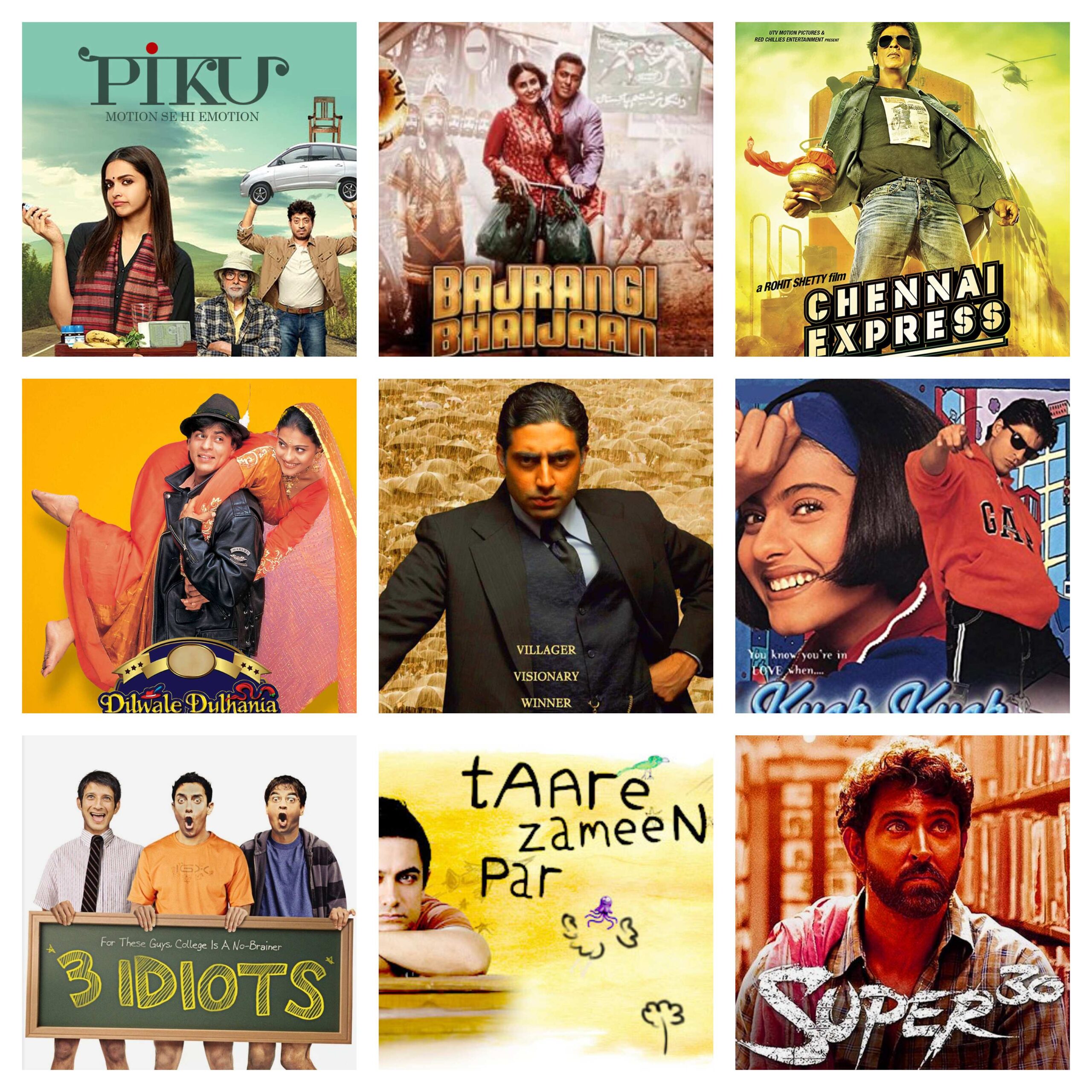 Top 18 Bollywood Family Movies for a Memorable Movie Night with Loved Ones